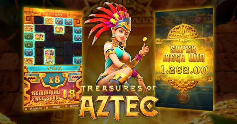 Strengths of the slot game Treasures of Aztec